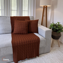 Carregar imagem no visualizador da galeria, Manta Peseira Tricot Linna