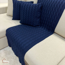 Carregar imagem no visualizador da galeria, Manta Peseira Tricot Linna