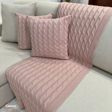 Carregar imagem no visualizador da galeria, Manta Peseira Tricot Linna