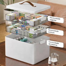 Carregar imagem no visualizador da galeria, Organizador de Medicamentos 4 Níveis