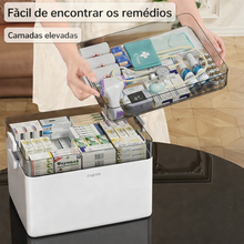 Carregar imagem no visualizador da galeria, Organizador de Medicamentos 4 Níveis
