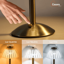 Carregar imagem no visualizador da galeria, Luminária de Mesa Aura