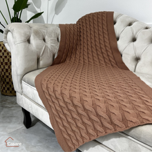Carregar imagem no visualizador da galeria, Manta Peseira Tricot Linna
