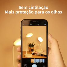 Carregar imagem no visualizador da galeria, Luminária de Mesa LED Recarregável para Estudo - Casare
